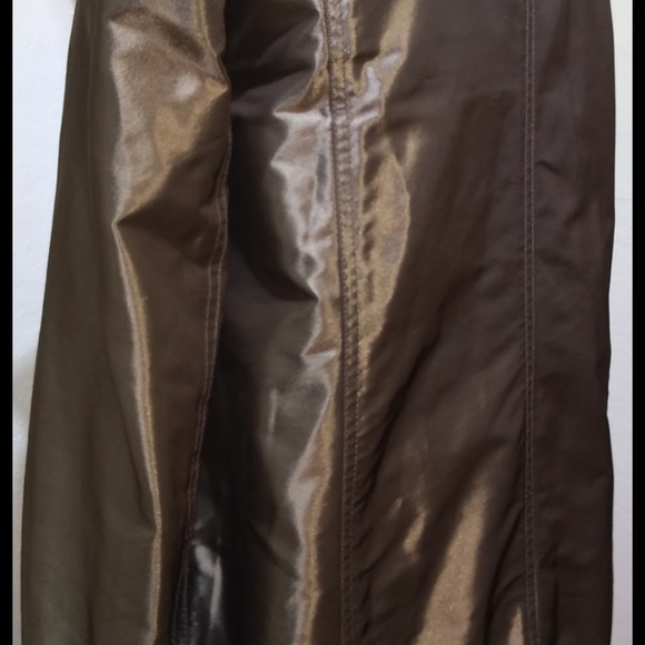 BURBERRY PROSRUM Size 6 Metallic Hooded Coat - Picture 9 of 16